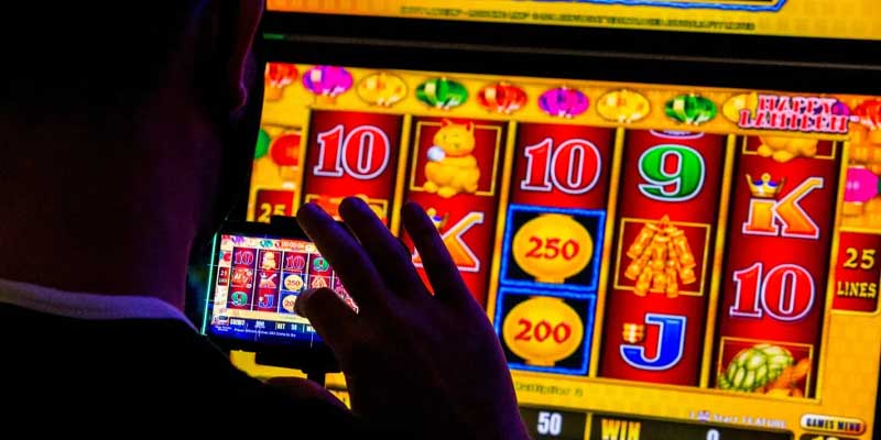 Giao diện bắt mắt của trò chơi quay hũ trực tiếp